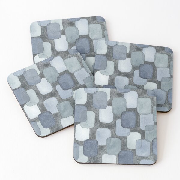 Item preview, Rounded Rectangles in Gray designed and sold by ellenmueller.