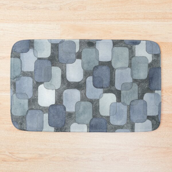 Item preview, Rounded Rectangles in Gray designed and sold by ellenmueller.