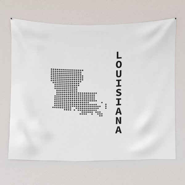 Item preview, LOUISIANA DOT SILHOUETTE designed and sold by Mxdesign888.