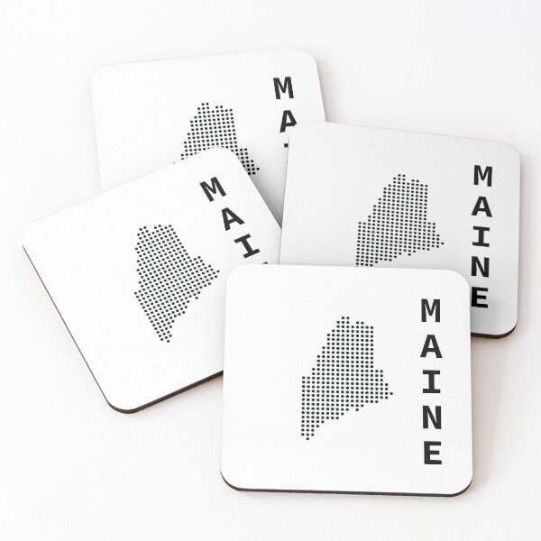 Item preview, MAINE DOT SILHOUETTE designed and sold by Mxdesign888.