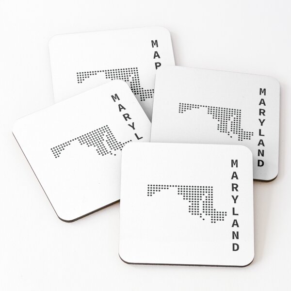 Item preview, MARYLAND DOT SILHOUETTE designed and sold by Mxdesign888.