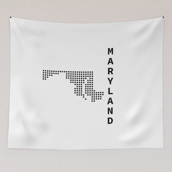 Item preview, MARYLAND DOT SILHOUETTE designed and sold by Mxdesign888.