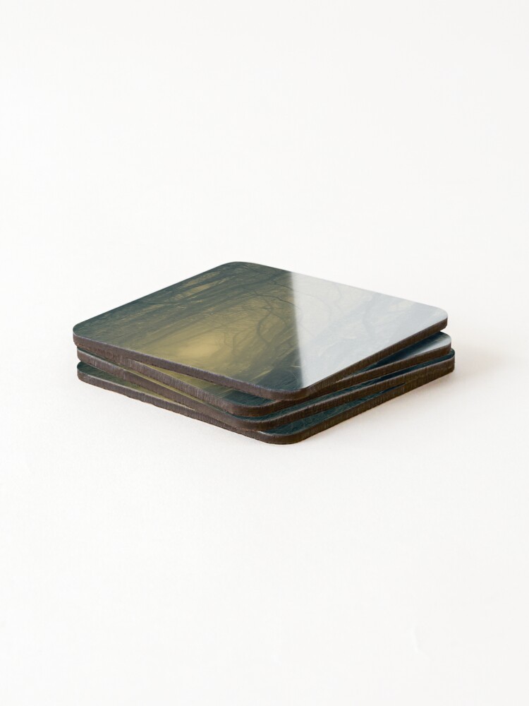 Thumbnail 4 of 5, Coasters (Set of 4), Dark forest designed and sold by Basic310.