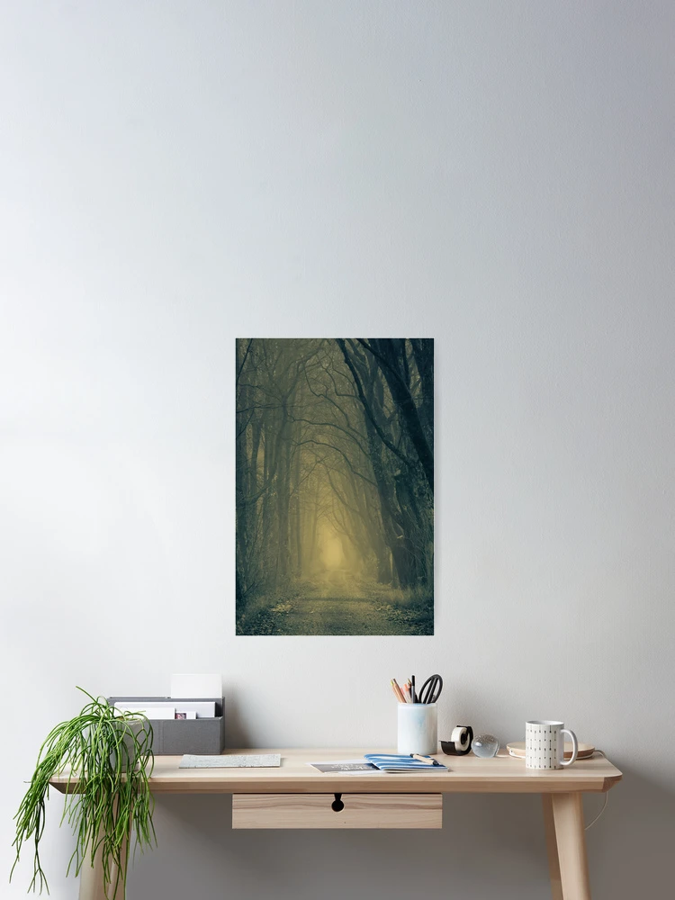 Thumbnail 2 of 3, Poster, Dark forest designed and sold by Basic310.
