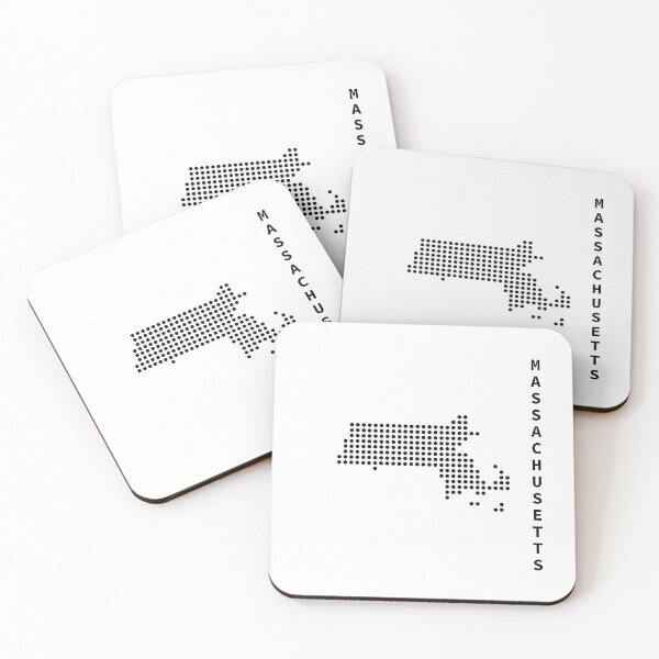 Item preview, MASSACHUSETTS DOT SILHOUETTE designed and sold by Mxdesign888.