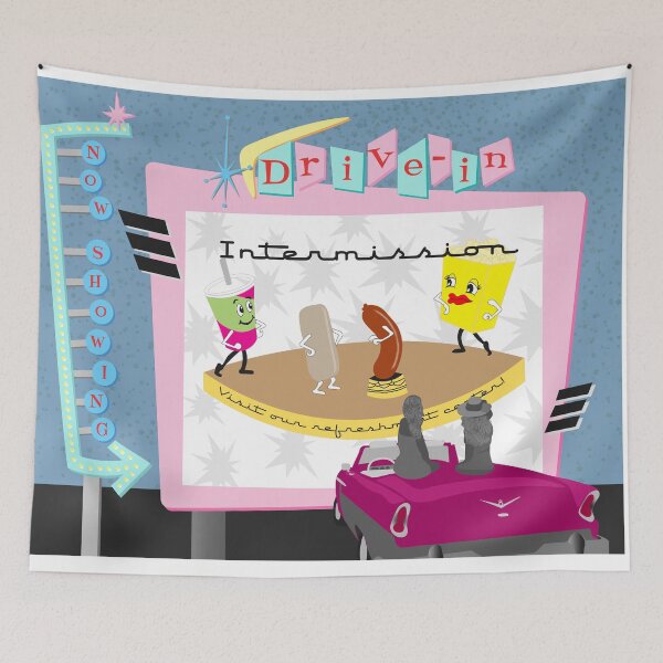 Item preview, 1950s Drive-in designed and sold by FabPosters4Less.