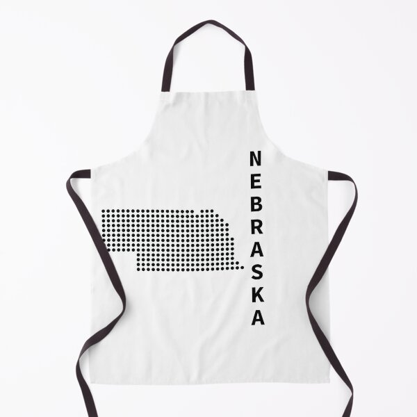 Item preview, NEBRASKA DOT SILHOUETTE designed and sold by Mxdesign888.