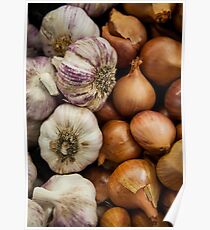 Garlic & Onions Poster