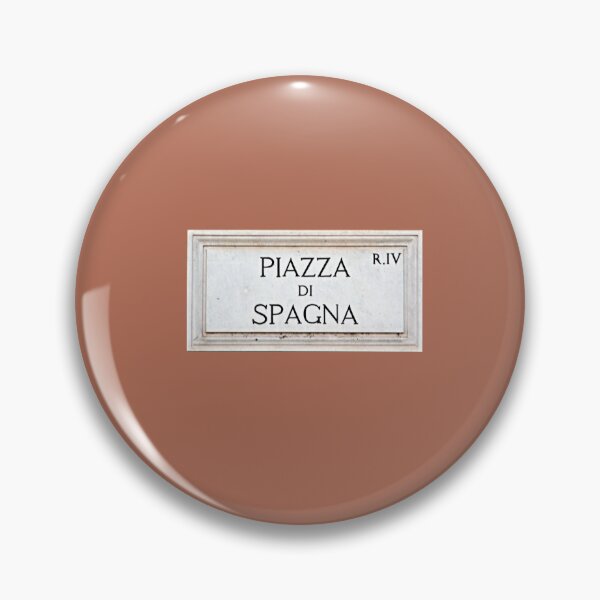Artikelvorschau, Straßenschild Piazza di Spagna Rom Italien entworfen und verkauft von worldways.
