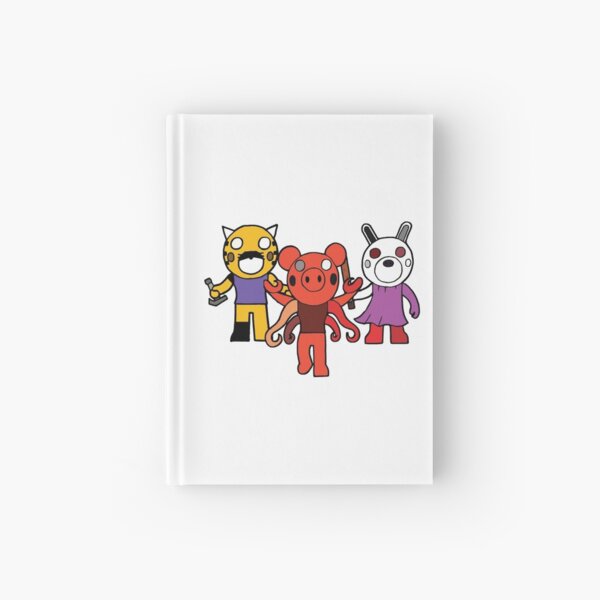 Roblox Characters Hardcover Journals Redbubble - imagenes de zombie piggy roblox