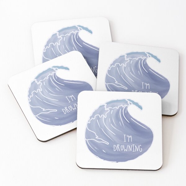 Item preview, I'm Drowning / PTSDoodles designed and sold by Nathalie Aynié.