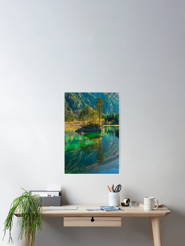 Thumbnail 2 of 3, Poster, Beautiful lake designed and sold by Basic310.