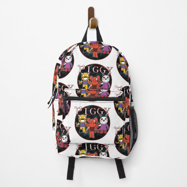 Roblox Piggy Animation Backpacks Redbubble - white bunny backpack roblox