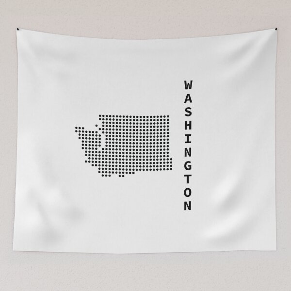 Item preview, WASHINGTON DOT SILHOUETTE designed and sold by Mxdesign888.