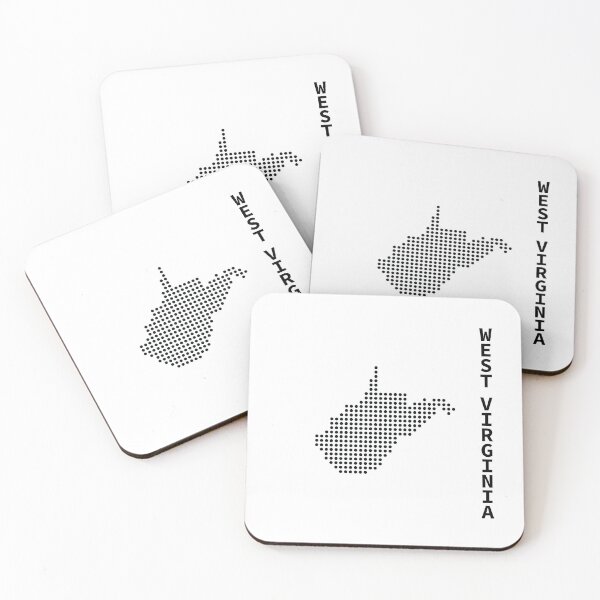 Item preview, WEST VIRGINIA DOT SILHOUETTE designed and sold by Mxdesign888.