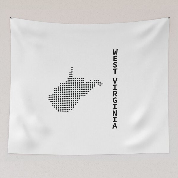 Item preview, WEST VIRGINIA DOT SILHOUETTE designed and sold by Mxdesign888.