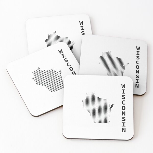 Item preview, WISCONSIN DOT SILHOUETTE designed and sold by Mxdesign888.