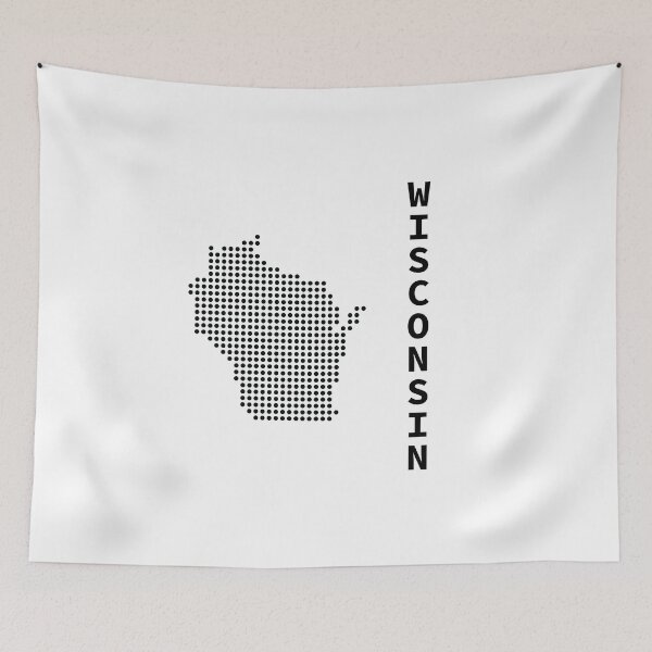Item preview, WISCONSIN DOT SILHOUETTE designed and sold by Mxdesign888.