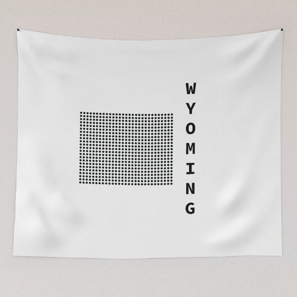 Item preview, WYOMING DOT SILHOUETTE designed and sold by Mxdesign888.