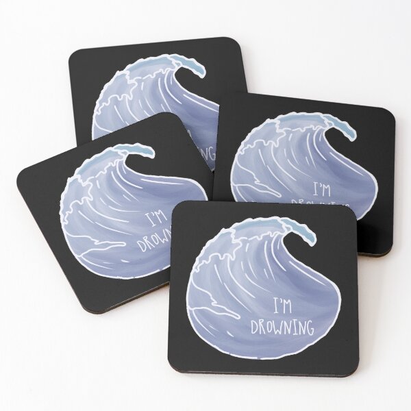 Item preview, I'm Drowning / PTSDoodles designed and sold by Nathalie Aynié.