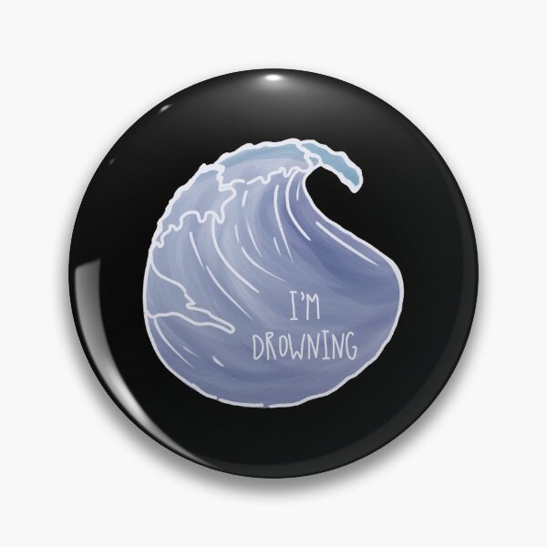 Item preview, I'm Drowning / PTSDoodles designed and sold by Nathalie Aynié.
