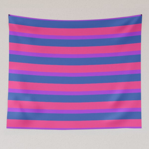 Aperçu de l'œuvre Drapeau de la fierté bisexuelle créée et vendue par gobbeecompany.