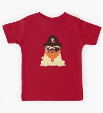 Pug in a crew Kids Tee