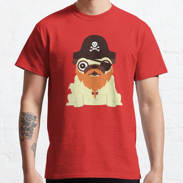 Pug in a crew Classic T-Shirt