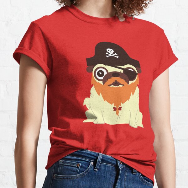 Pug in a crew Classic T-Shirt