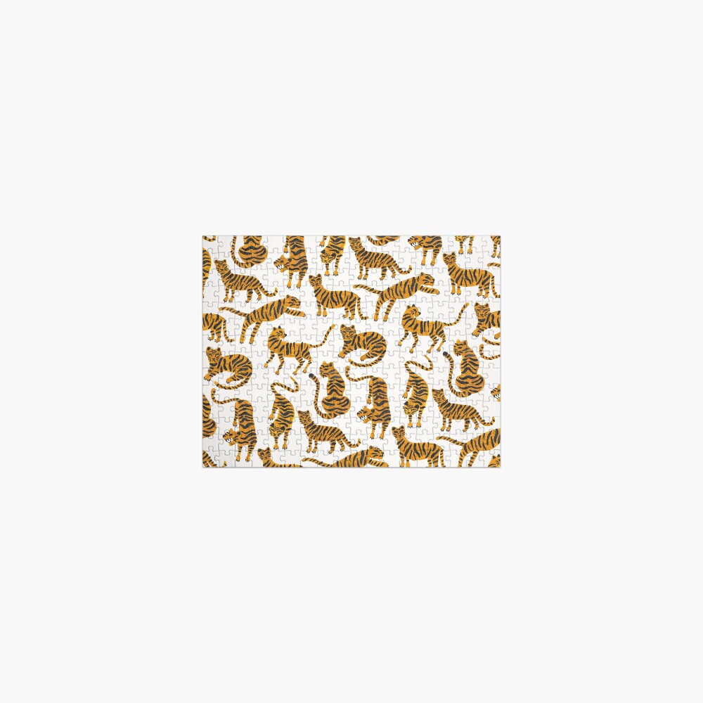 Tiger Collection – Orange Palette Jigsaw Puzzle