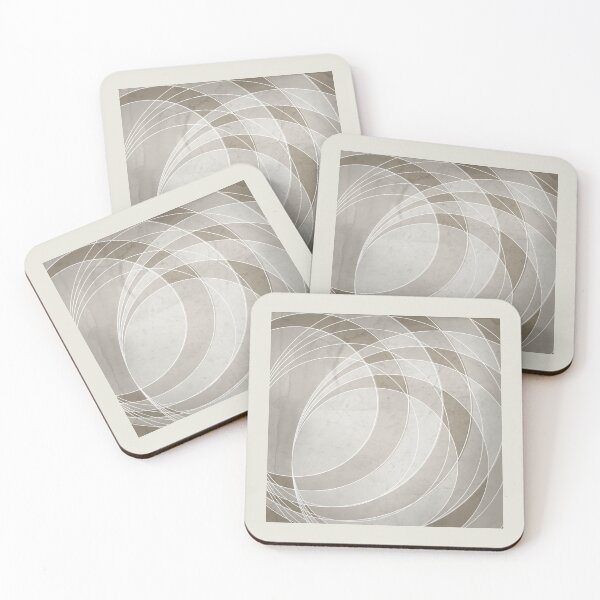 Item preview, Orbiting Circle Design in Taupe designed and sold by simplydesignart.