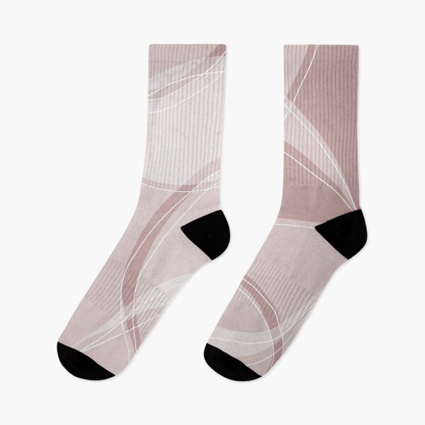 Item preview, Where the Circles and Semi-Circles Meet in Shell Pink designed and sold by simplydesignart.