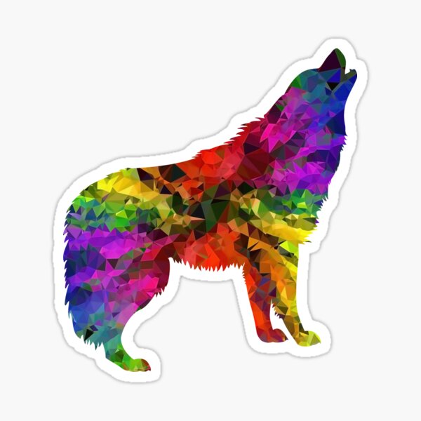 "wolf" Sticker by ahmedx19 Redbubble