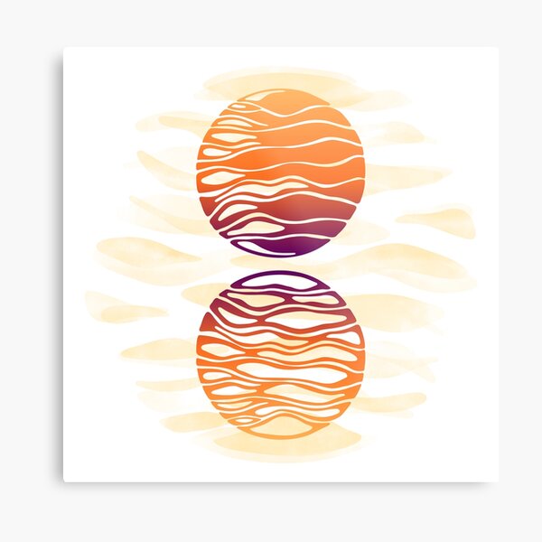 Tropical Sunset Metal Print