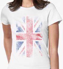 Union Jack - Flag Great Britain - Vintage Look Women's Fitted T-Shirt