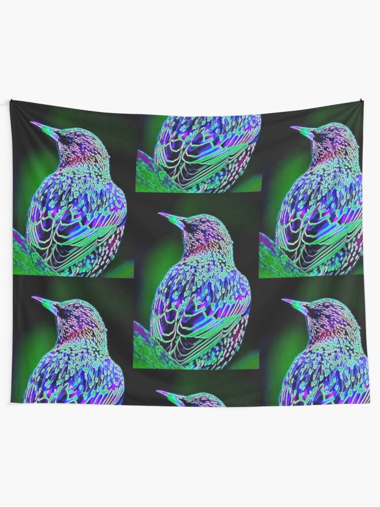 Alternate view of JUST A BIRD Tapestry