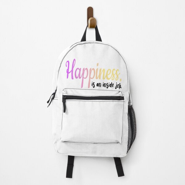 Item preview, Happiness is an inside job, girly, motivational quote, saying designed and sold by Robyn18.