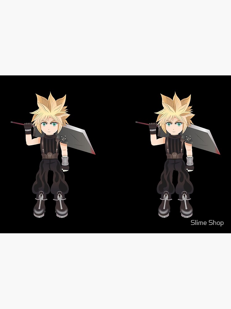 Cloud Strife Chibi by BlazeDazzleDusk