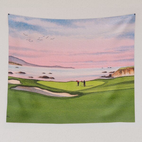 Item preview, Pebble Beach Golf Course 8th Hole designed and sold by William Holkham.