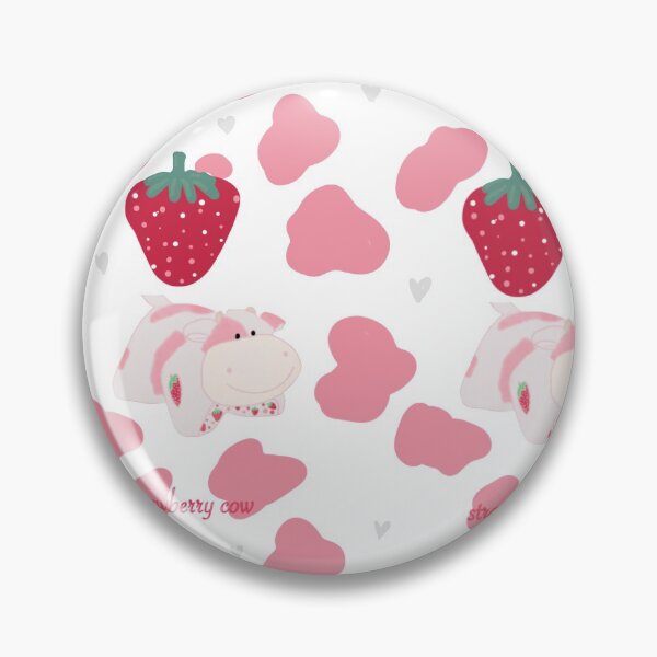 Item preview, Strawberry Cow pattern designed and sold by pinkc0w.