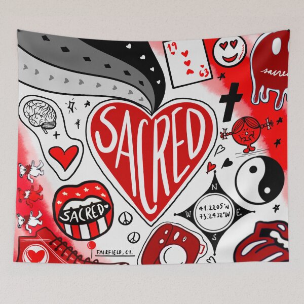 Item preview, Sacred Heart designed and sold by ANG Design.co.