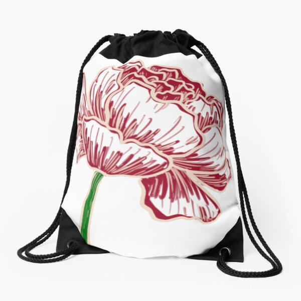 Aperçu de l'œuvre Fleur rouge (Pivoine Rouge) créée et vendue par ManonGuennoc.