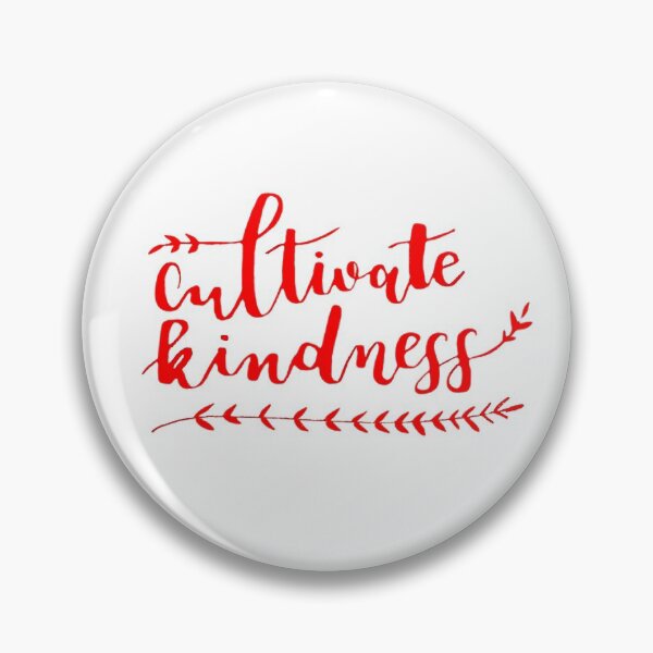 Item preview, Cultivate Kindness Positive Quote Red designed and sold by faithful-ink.
