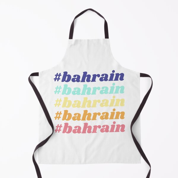 Item preview, Bahrain Hashtag in Multi Colors with a Stylish Design designed and sold by ArabCorner.