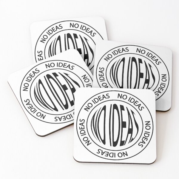 Item preview, NO IDEAS BLACK designed and sold by WilliamsGFX.