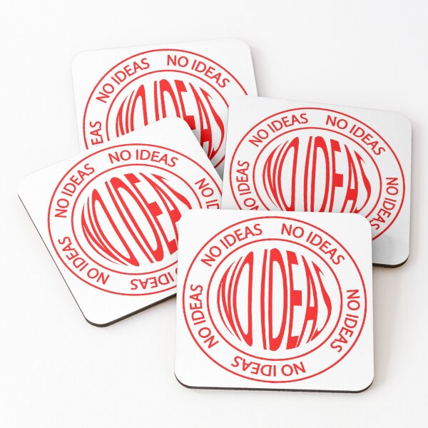 Item preview, NO IDEAS RED designed and sold by WilliamsGFX.