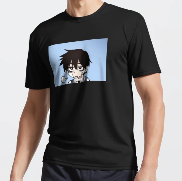Aesthetic Glitch Sad Anime Girl / Boy Game Over' Men's T-Shirt