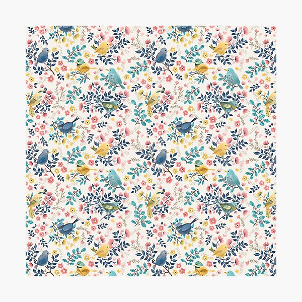 Item preview, Spring Birds and Flowers designed and sold by ldpapers.
