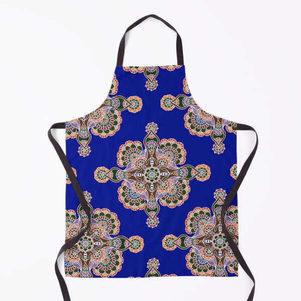 Item preview, Blue Bee Mandala || Insects || Henna  designed and sold by Hilary Leslie.
