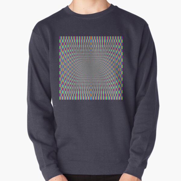 Psychedelic Hypnotic Visual Illusion Pullover Sweatshirt